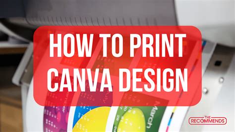 how to print canva projects and the importance of color in graphic design