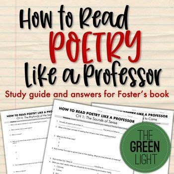 how to read poetry like a professor: exploring the hidden meanings in lines